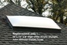 White replacement skylight
