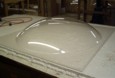 Round Skylight with Square Flange